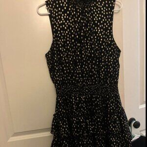 MSK Black and Gold cocktail dress